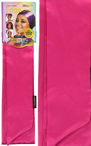 Touch Down Edge Scarf -(Plain Hot Pink) #TES003-dz