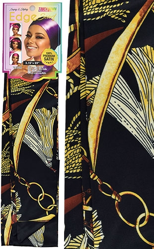Touch Down Edge Scarf -Graphic (Baroque #1) #TES104 -dz
