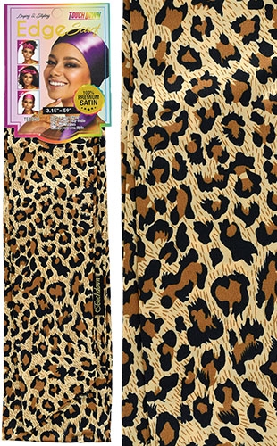 Touch Down Edge Scarf -Graphic (Leopard) #TES101-dz