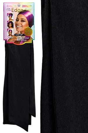 Touch Down Edge Scarf -Spandex Black #TESS001-dz