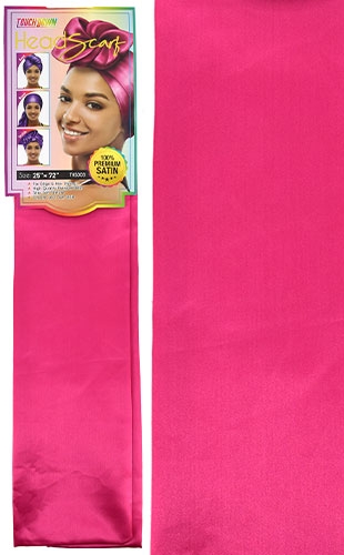 Touch Down Self Styled Head Scarf (Hot Pink) #THS003 -dz