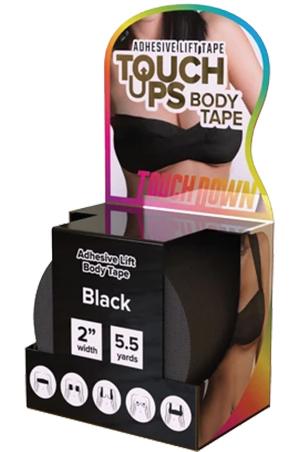 Touch Down Touch Ups Body tape-Black(2"x5.5yard) #51