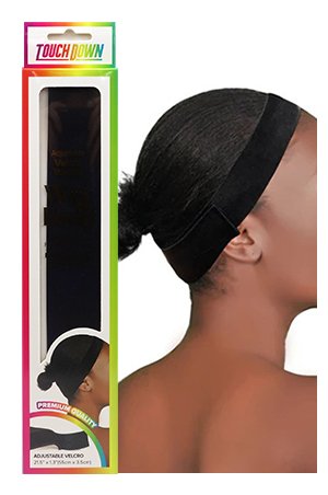 Touch Down adjustable Buckle Wig Band #TWB001Black-dz