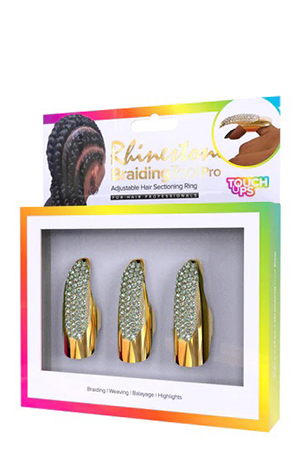 Touch Ups Pinky Braiding Tool Pro Rhinestone #TPB002 -pc