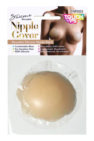 Touch Ups Silicone Reusable Nipple Cover Flower#tnp002 12pk