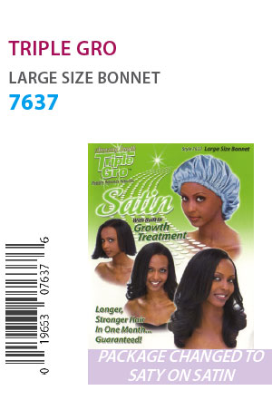Triple Gro/SOS Large Size Bonnet #7637 - dz