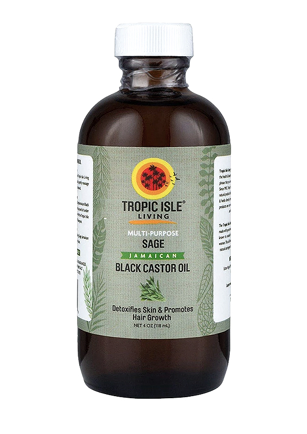 Tropic Isle Jamaican Black Castor Oil -Sage (4 oz) #23