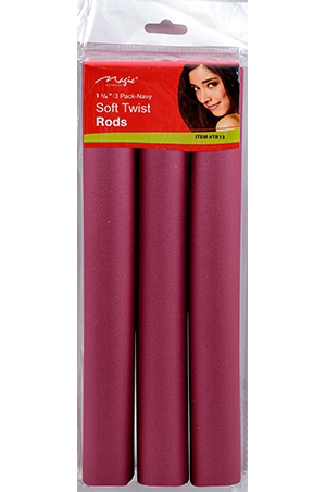 Magic Soft Twist Rods 1 1/4" Purple #TR1 - pc