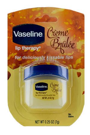 Vaseline Lip Therapy Mini Jar Creme Brulee (0.25oz)#46472 #5