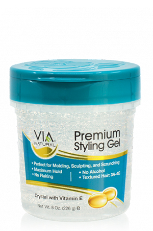Via  Natural Premium Styling Gel-Crystal(8oz) #81