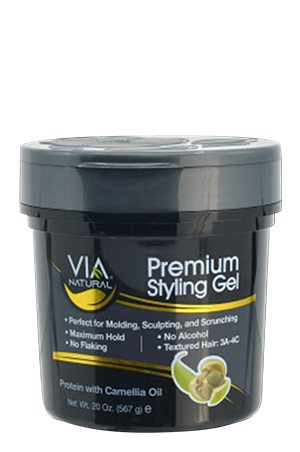 Via  Natural Premium Styling Gel-Protein & Camellia (20 oz) #85