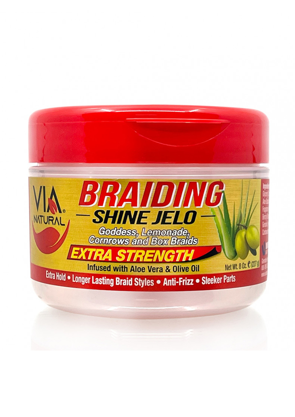 Via Natural Braiding Shine Jelo -Extra Strength (8 oz) #79