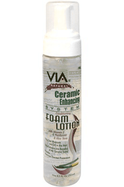 Via Natural Ceramic Enhancing Foam Lotion(8.5oz)#34