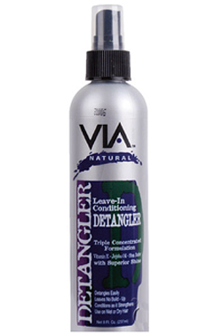 Via Natural Leave-In Cond Detangler Spray (8oz)#54