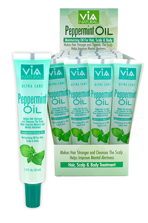 Via Natural Peppermint Oil Tube (1.5oz/24pc/ds) #72