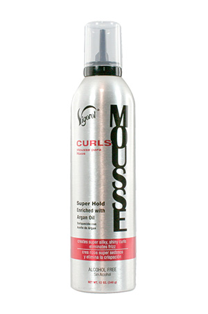 Vigorol Curls Mousse (12oz)-Red#12