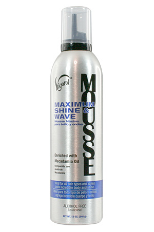 Vigorol Maximum Shine Wave Mousse (12oz)#15