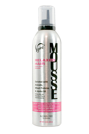 Vigorol Relaxed Hair Mousse(12oz)-Pink#10