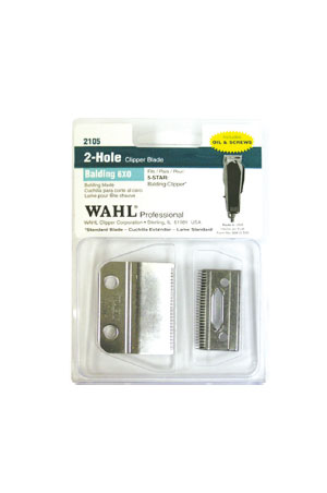 WAHL 2- Hole Balding Clipper Blade 2105 (#52163) -pc