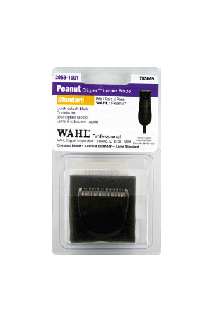 WAHL Peanut Blades - Black (2068-1001) #52071 -pc