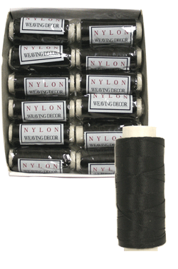 Weaving Thread [ Nylon] #Black (M) -dz