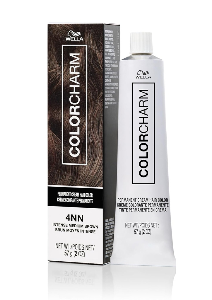 Wella Color Charm Crème Hair Color#4NN (Intense Medium Brown) -pc