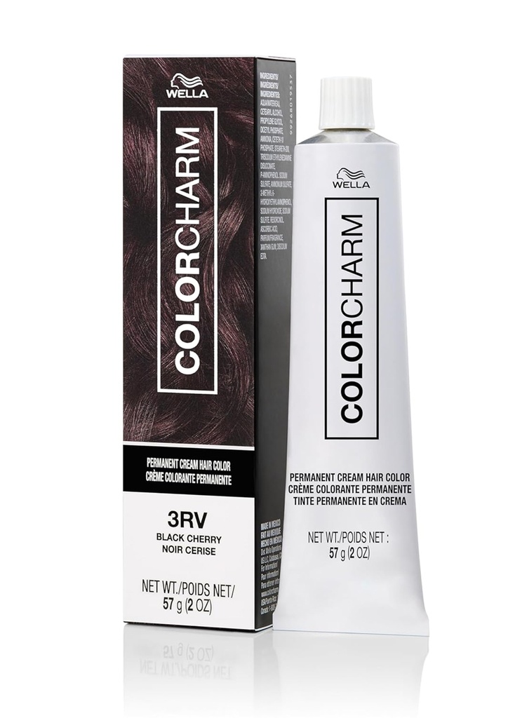 Wella Color Charm Crème Hair Color#3RV (Black Cherry) -pc