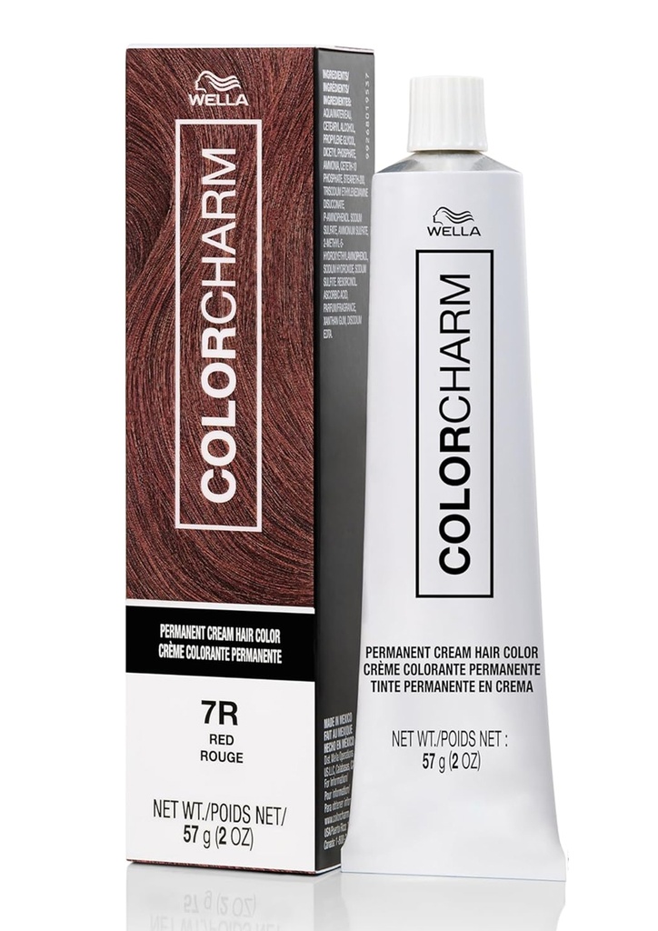 Wella Color Charm Crème Hair Color #7R (Red) -pc
