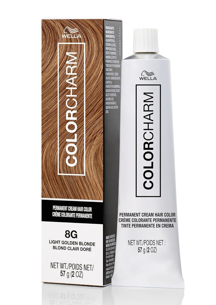 Wella Color Charm Crème Hair Color #8G (Light Golden Blonde) -pc