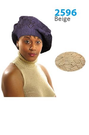 Winter Hat #2596 Beige - pc