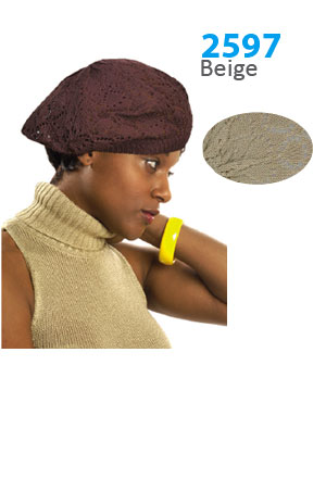 Winter Hat #2597 Beige - pc