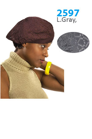 Winter Hat #2597 Light Gray - pc