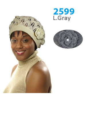 Winter Hat #2599 L.Gray - pc