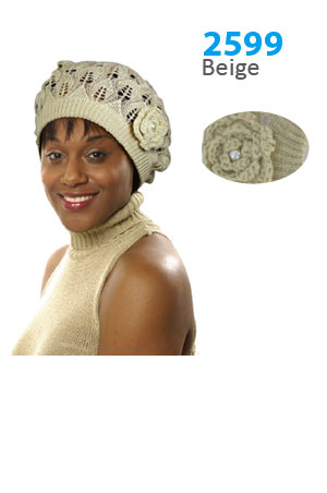 Winter Hat #2599BK - pc [Black]