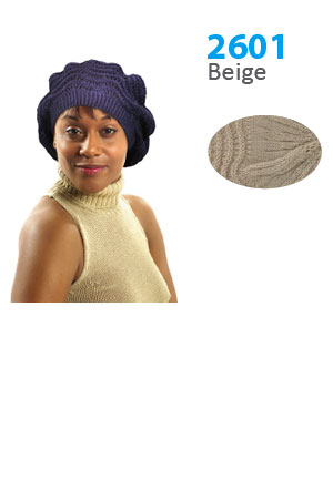 Winter Hat #2601 Beige - pc
