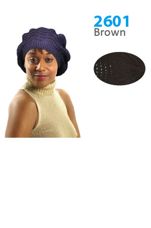 Winter Hat #2601 Brown - pc
