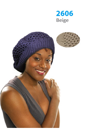 Winter Hat #2606 Beige - pc