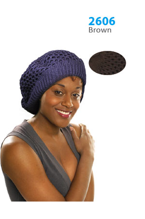 Winter Hat #2606 Brown - pc