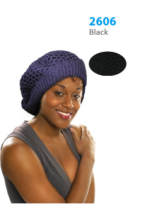 Winter Hat #2606BK - pc [Black]