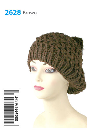 Winter Hat #2628BROWN - pc [Brown]