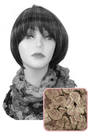 Winter Scarf #3497 Brown - pc