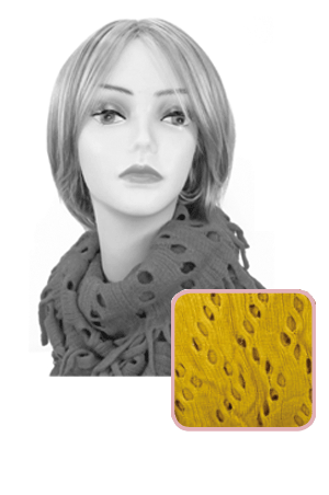 Winter Scarf #3501 Yellow - pc