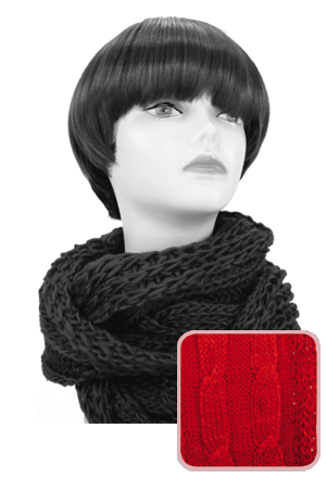 Winter Scarf #3503 Orange - pc