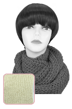 Winter Scarf #3504 Beige - pc