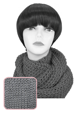 Winter Scarf #3504 Gray - pc