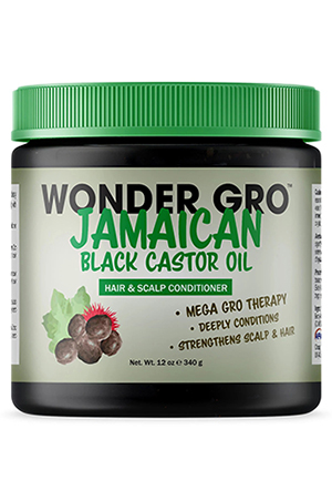 Wonder Gro Hair & Scalp Conditioner -Black Caster (12oz) #16