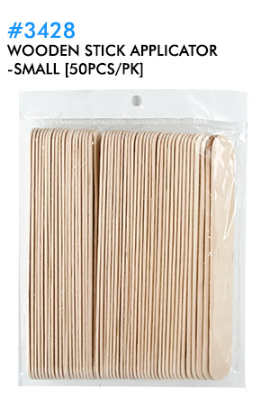 Wooden Stick Applicator -Small [50pcs/pk] #3428 -dz(12pack)