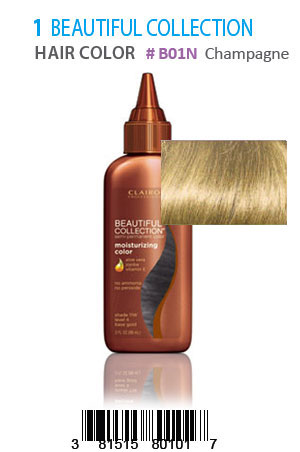 Beautiful Collection Hair Color #B01N(Light Natural Blond)