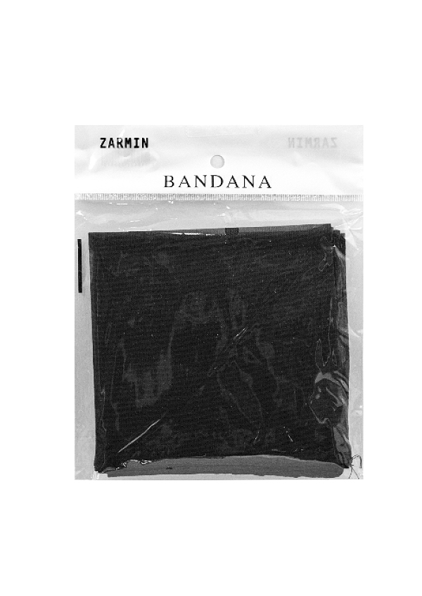 Zarmin Solid Bandana Black #1221BK - dz