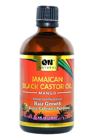 [Next Image] On Natural Jamaican Black Castor Oil Hair Growth - Mango (4 oz) #104-pc